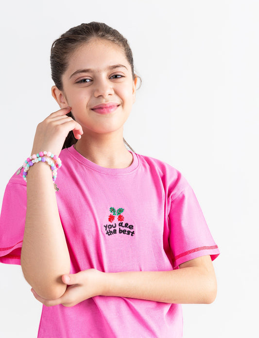 EMBROIDERED T-SHIRT