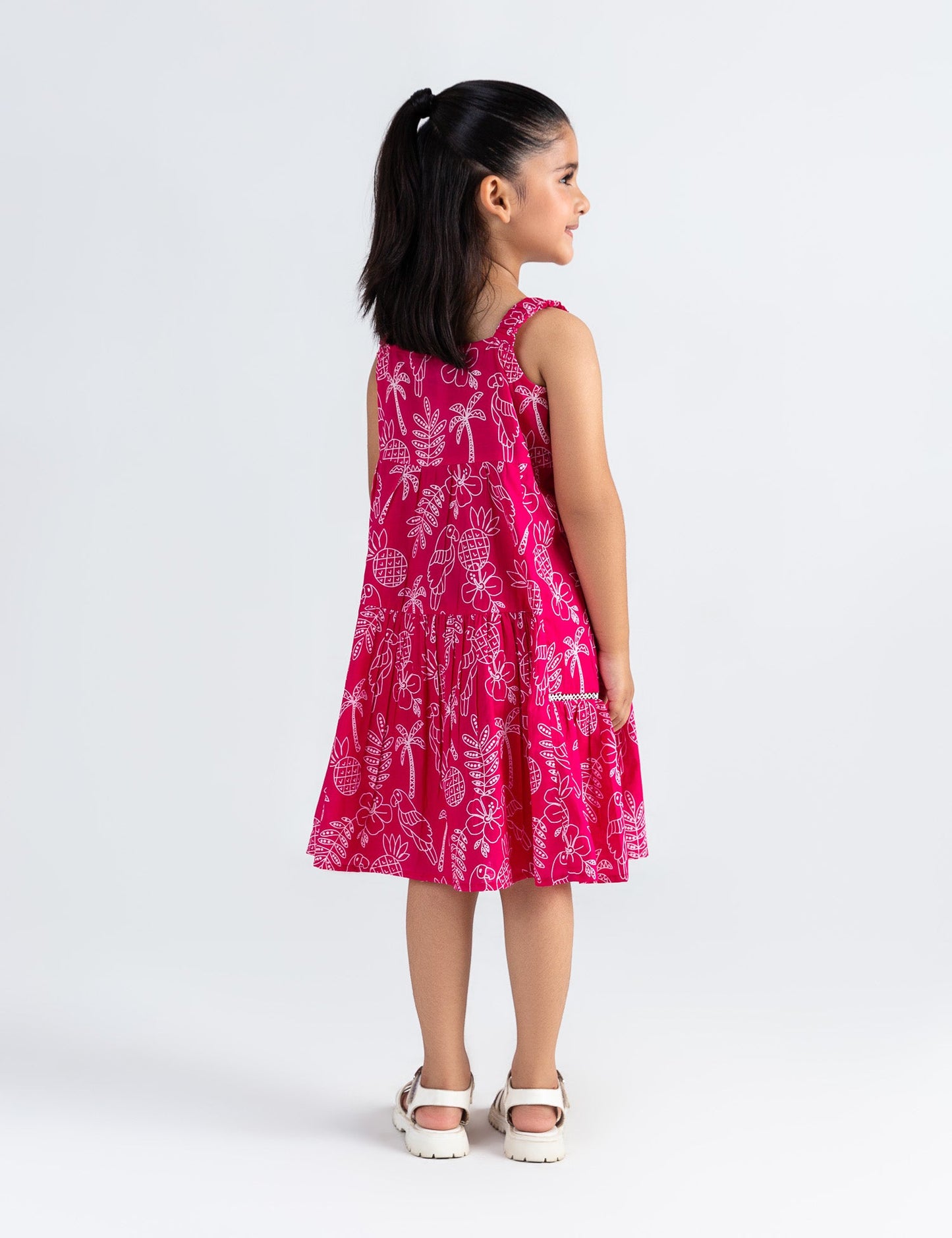 TROPICAL PRINTED DRESS