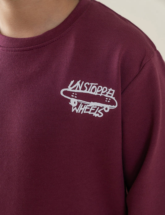 UNSTOPPABLE WHEELS GRAPHIC SWEATSHIRT