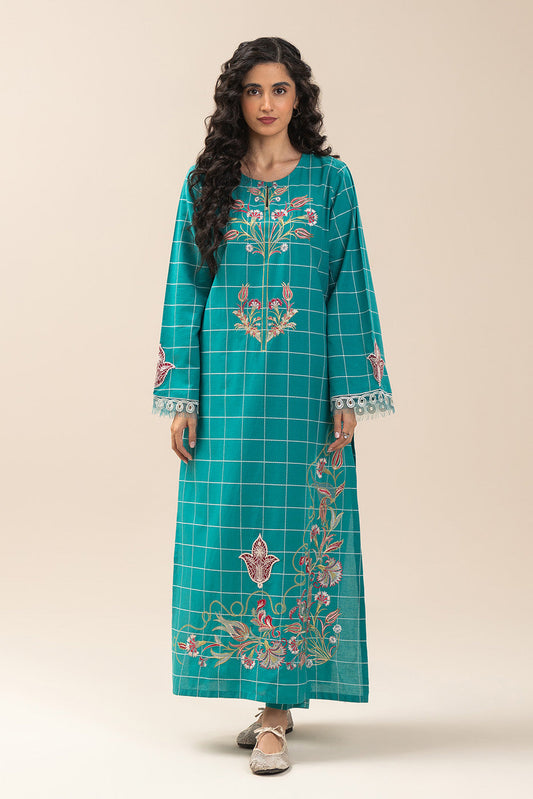 2 PIECE EMBROIDERED YARN DYED SUIT (PRET)