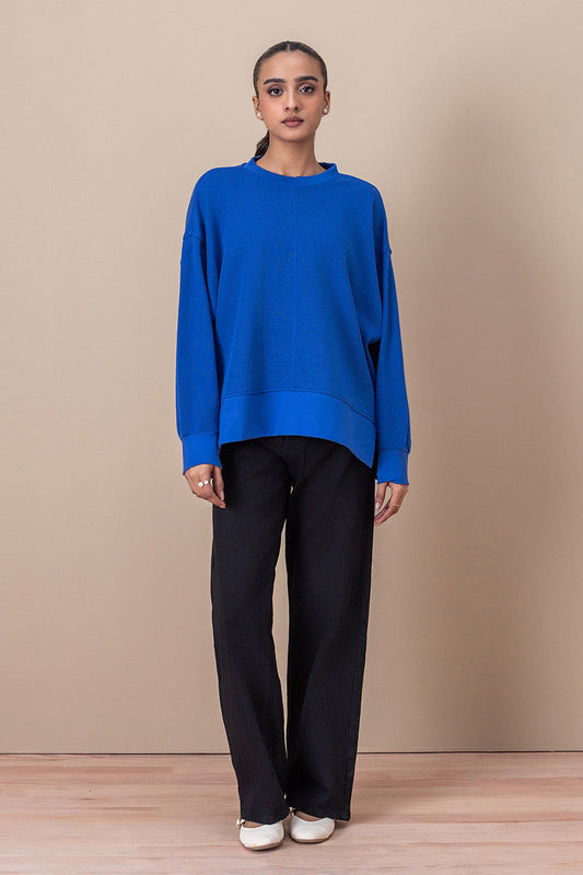 TEXTURED SWEATSHIRT