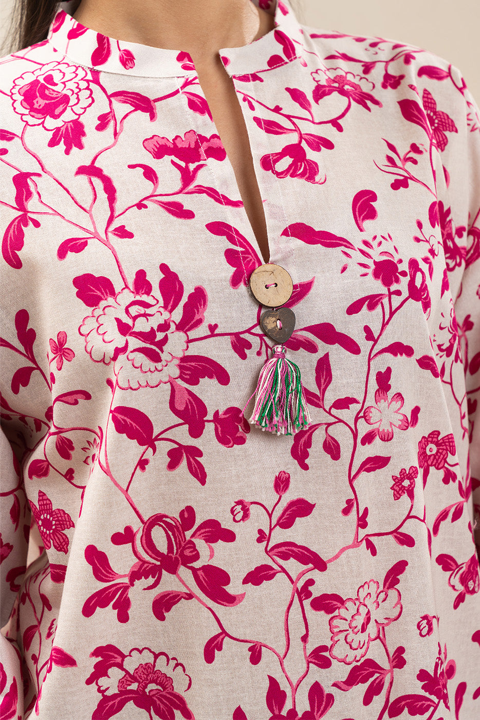 PRINTED KHADDAR SHIRT (PRET)