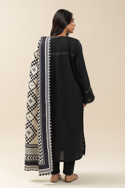2 PIECE EMBROIDERED KHADDAR SUIT (PRET)