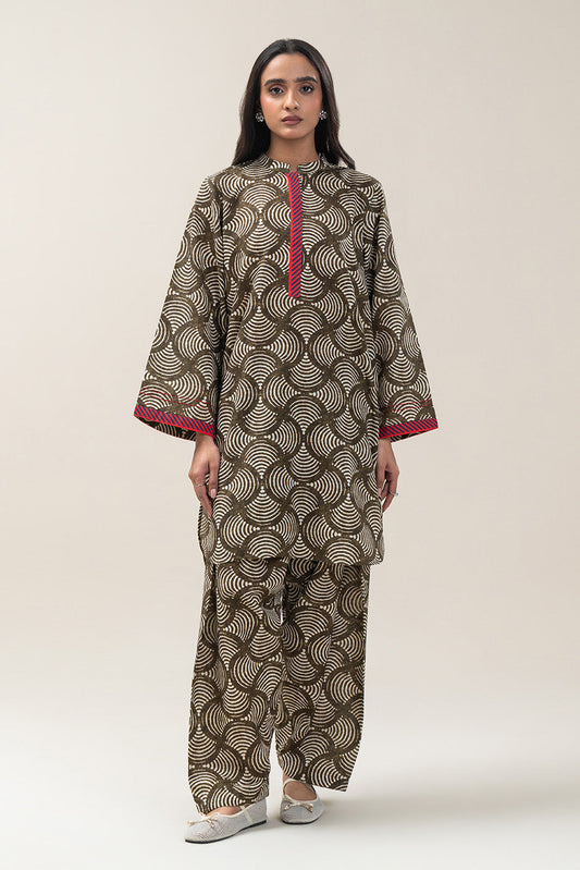 PRINTED KHADDAR SHIRT (PRET)