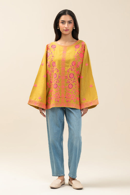 EMBROIDERED MULTI NEPS TOP (PRET)