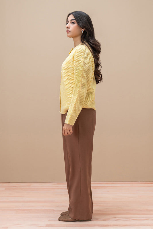 CREW NECK CARDIGAN