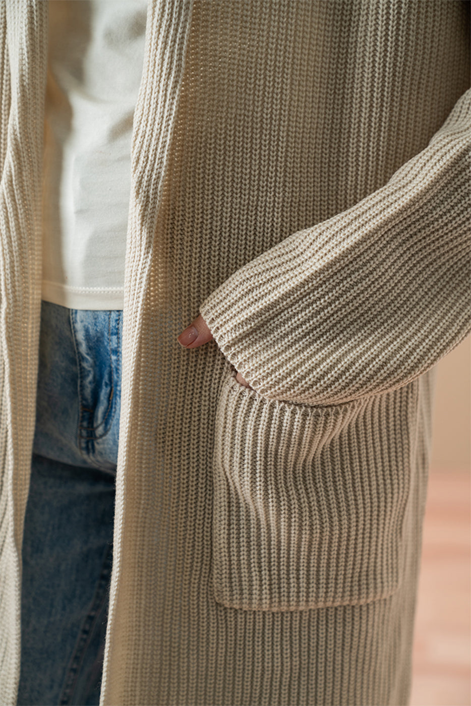 CHUNKY KNIT SHRUG