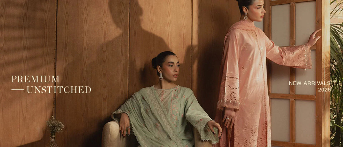 Premium Embroidered Unstitched Suits for Summer 2026