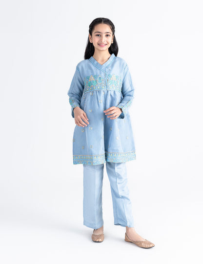 2 PIECE ALLOVER EMBROIDERED SUIT