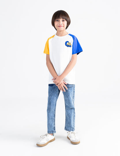 CONTRAST COLOR T-SHIRT