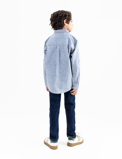 STYLISED BUTTON DOWN SHIRT