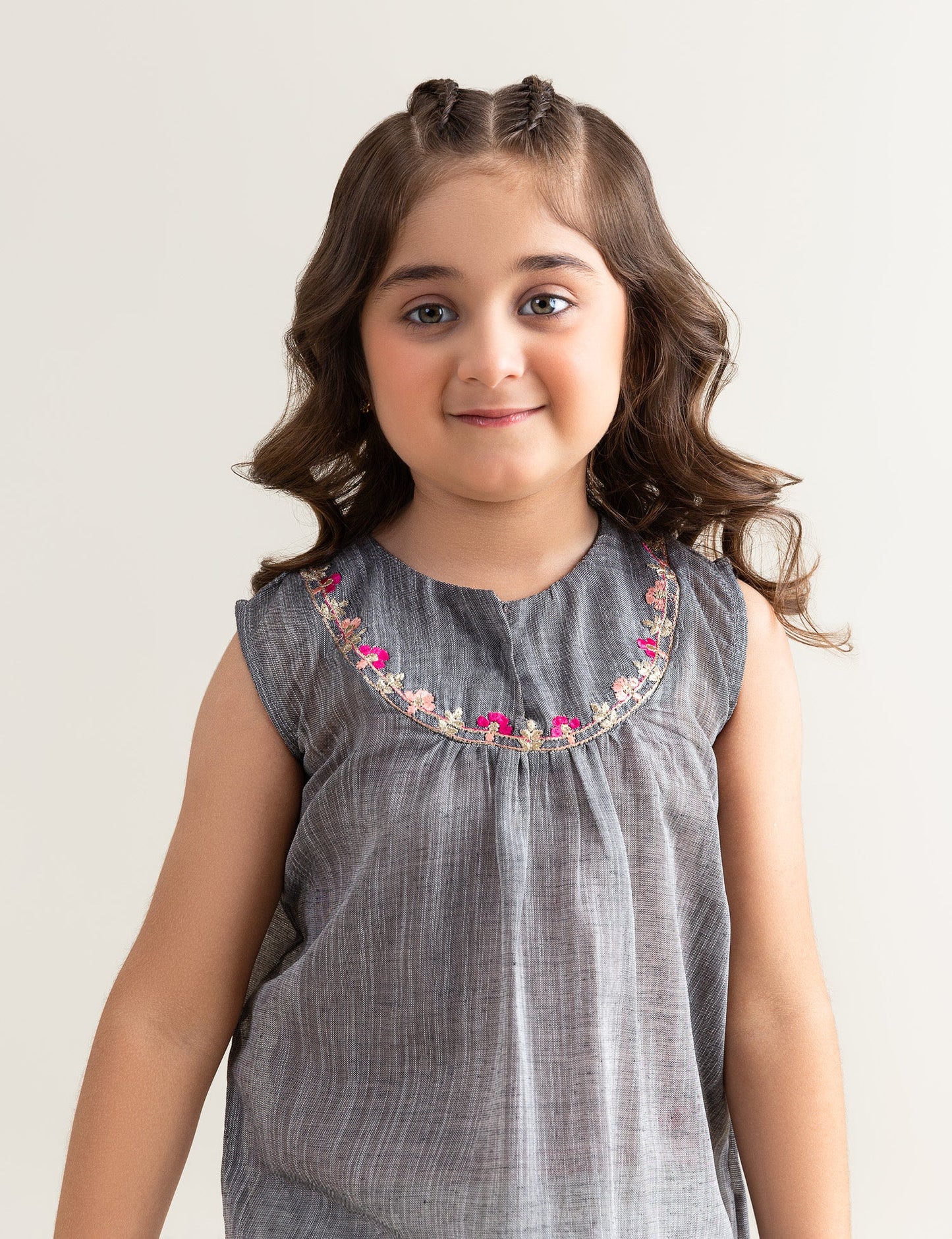STYLISED EMBROIDERED TOP
