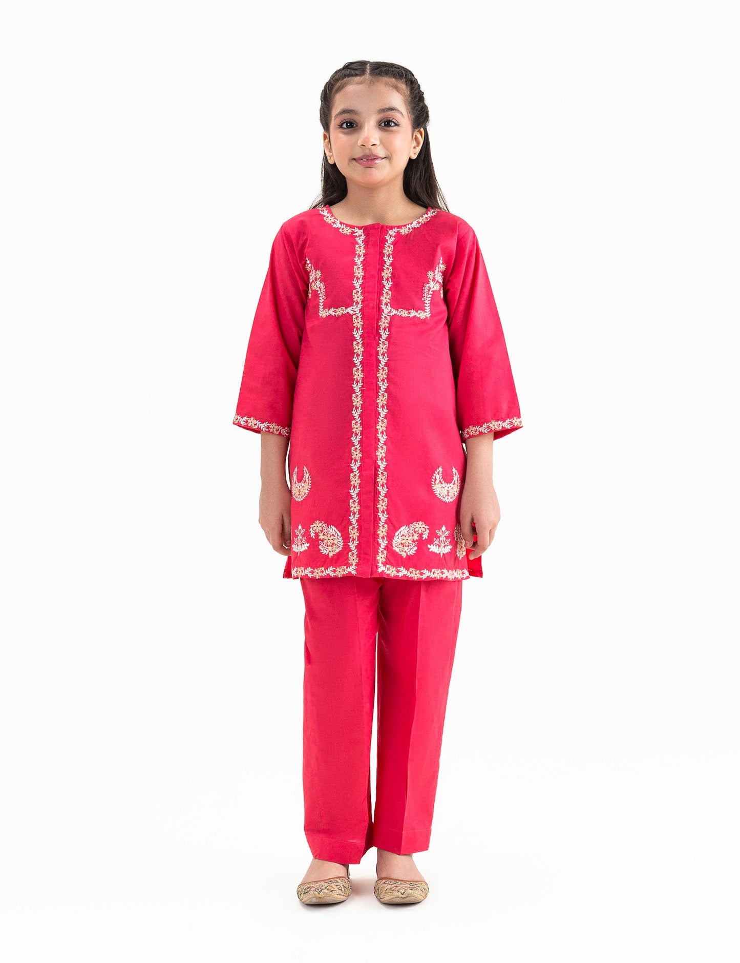 2 PIECE EMBROIDERED SUIT