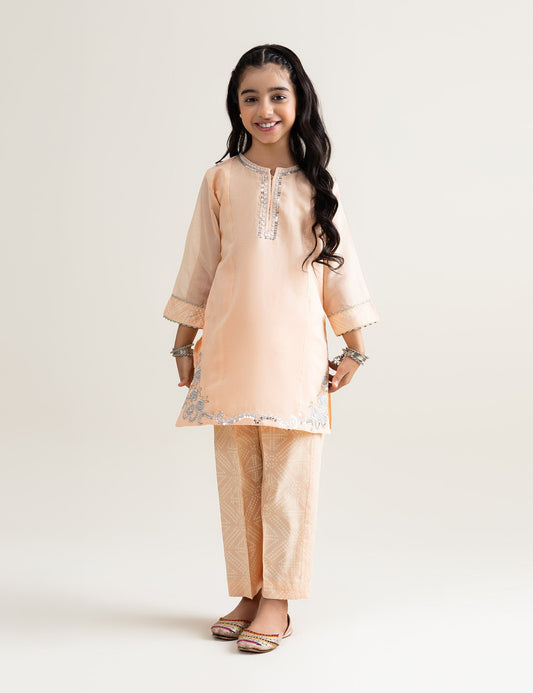 2 PIECE SEQUIN EMBROIDERED SUIT