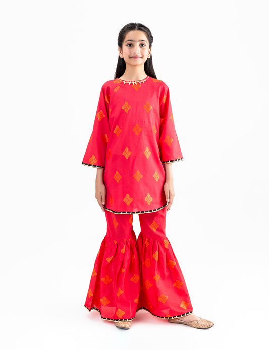 2 PIECE JACQUARD SUIT