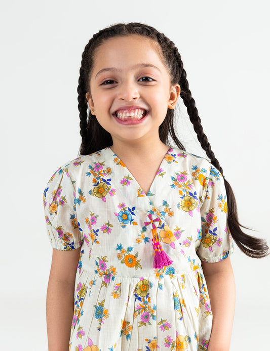 FLORAL PRINTED DRESS