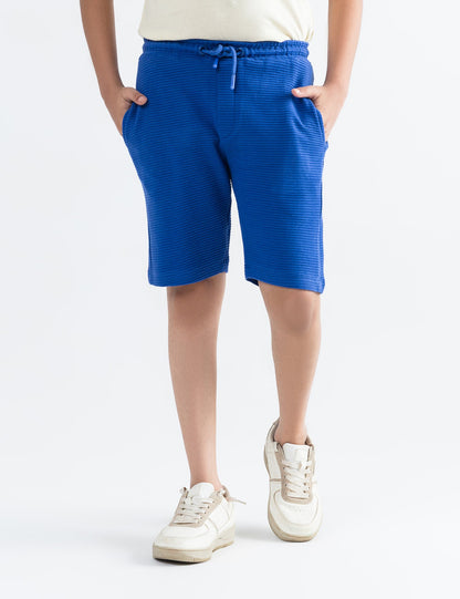 BASIC RIBBED KNIT SHORTS