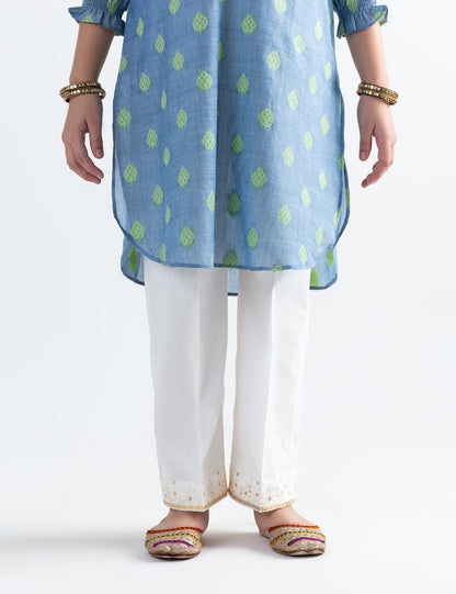 SEQUIN EMBROIDERED TROUSER