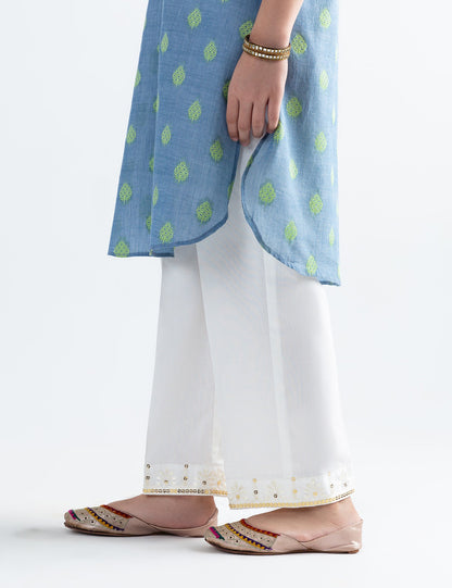 SEQUIN EMBROIDERED TROUSER