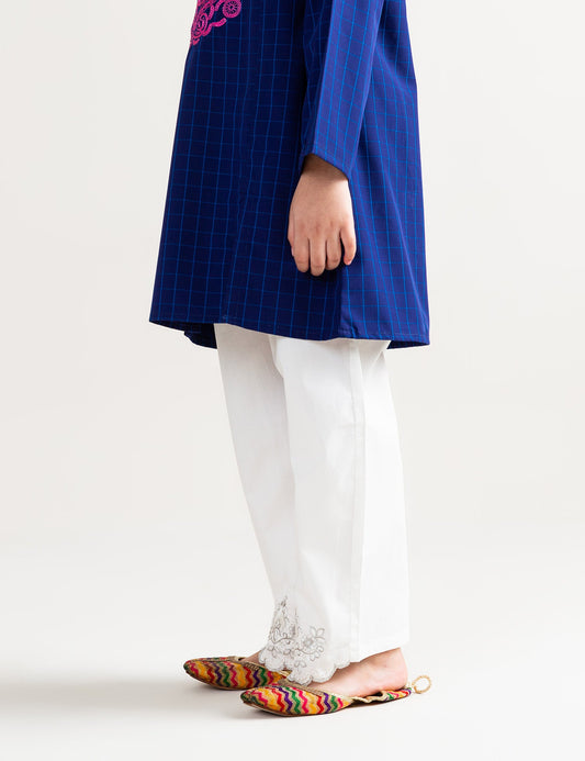 EMBROIDERED TROUSER