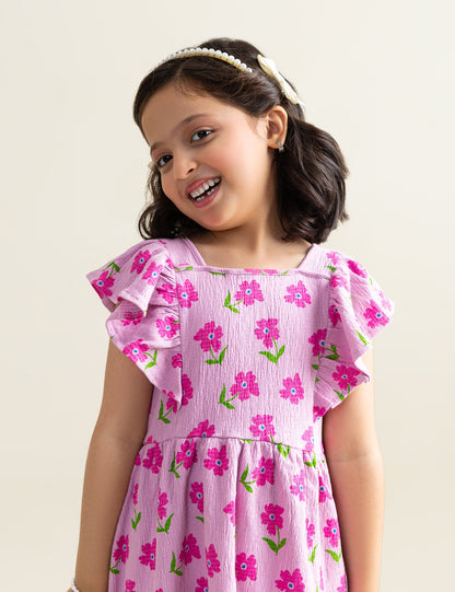 FLORAL PRINTED DRESS