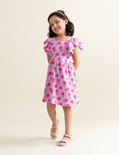 FLORAL PRINTED DRESS