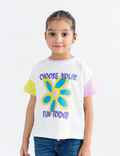 CHOOSE YOUR FUN PRINTED T-SHIRT