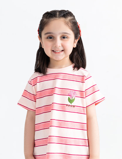 FLORAL EMBROIDERED T-SHIRT