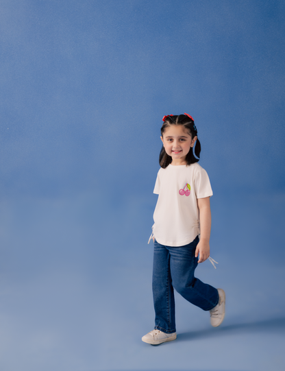 CHERRY VIBES PRINTED T-SHIRTS