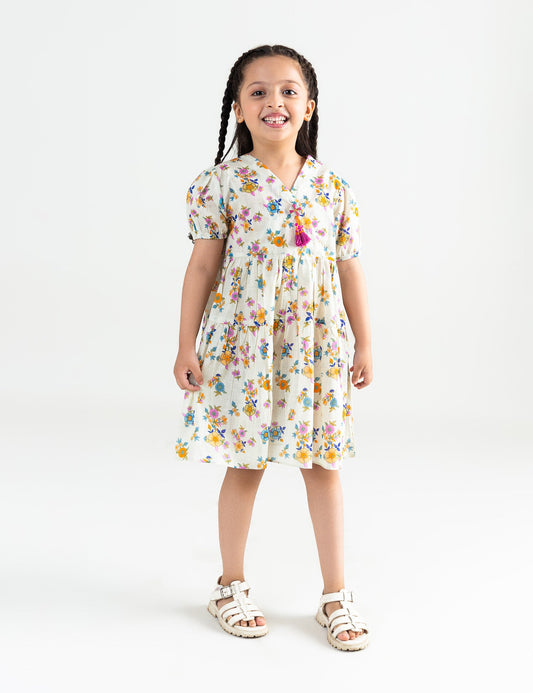 FLORAL PRINTED DRESS