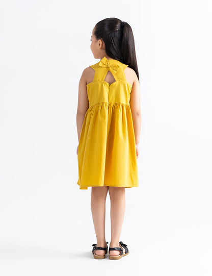 FLORAL EMBROIDERED DRESS