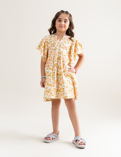 FLORAL PRINTED DRESS