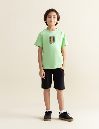 KEEP BUSY GRAPHIC T-SHIRT
