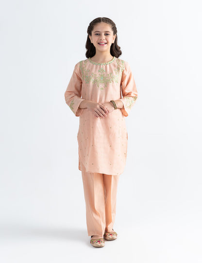 2 PIECE ALLOVER EMBROIDERED SUIT