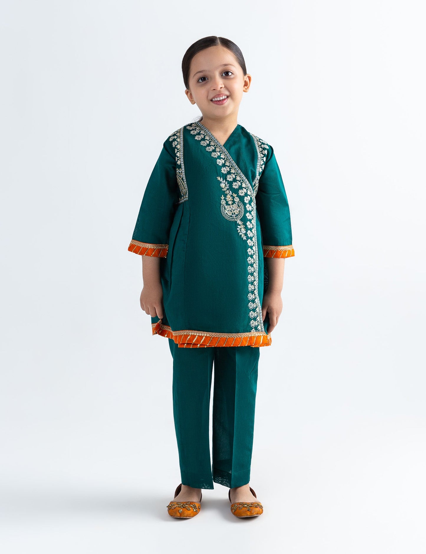 2 PIECE TILLA EMBROIDERED ANGRAKHA SUIT
