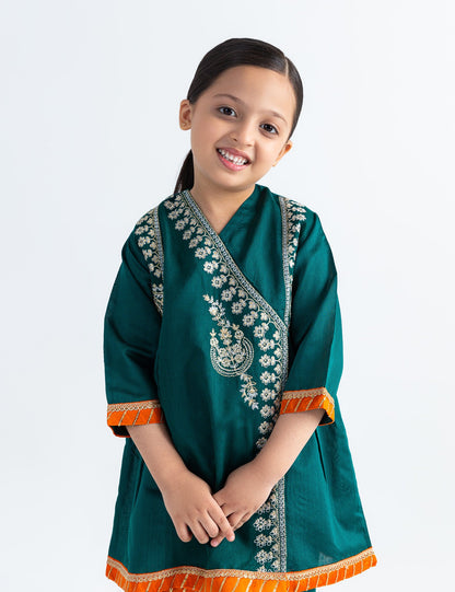 2 PIECE TILLA EMBROIDERED ANGRAKHA SUIT