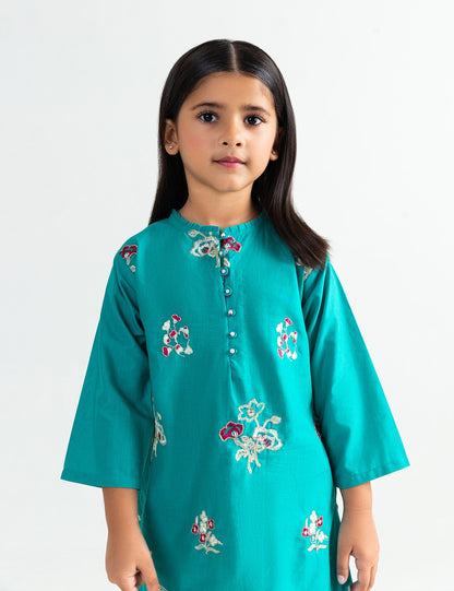 2 PIECE ALLOVER EMBROIDERED SUIT