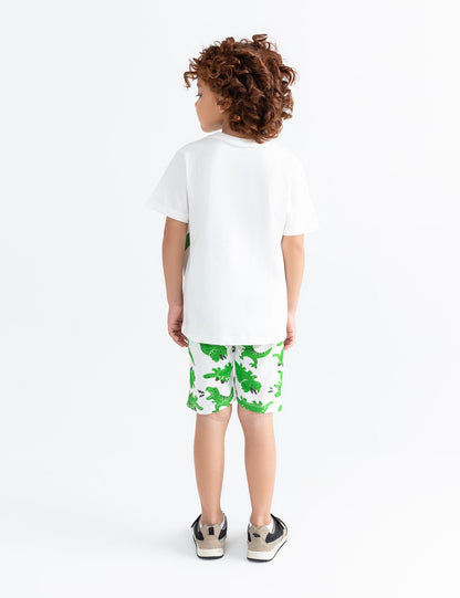 2 PIECE DINO GRAPHIC SUIT