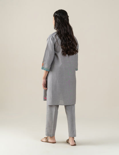 2 PIECE VIBRANT EMBROIDERED SUIT