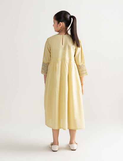 ETHNIC EMBROIDERED LONG DRESS