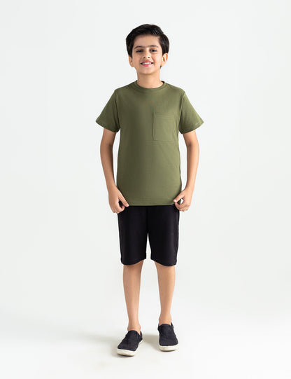 BASIC T-SHIRT WITH PATCH POCKET