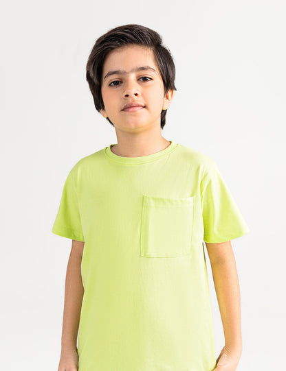 BASIC T-SHIRT WITH PATCH POCKET