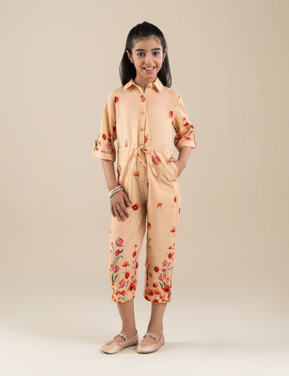 FLORAL PRINTED JUMPSUIT