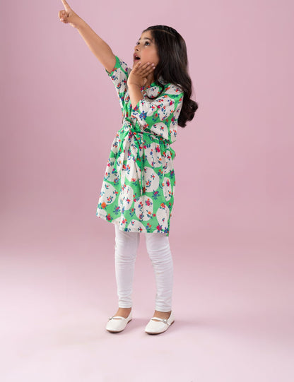 PRINTED LONG DRESS