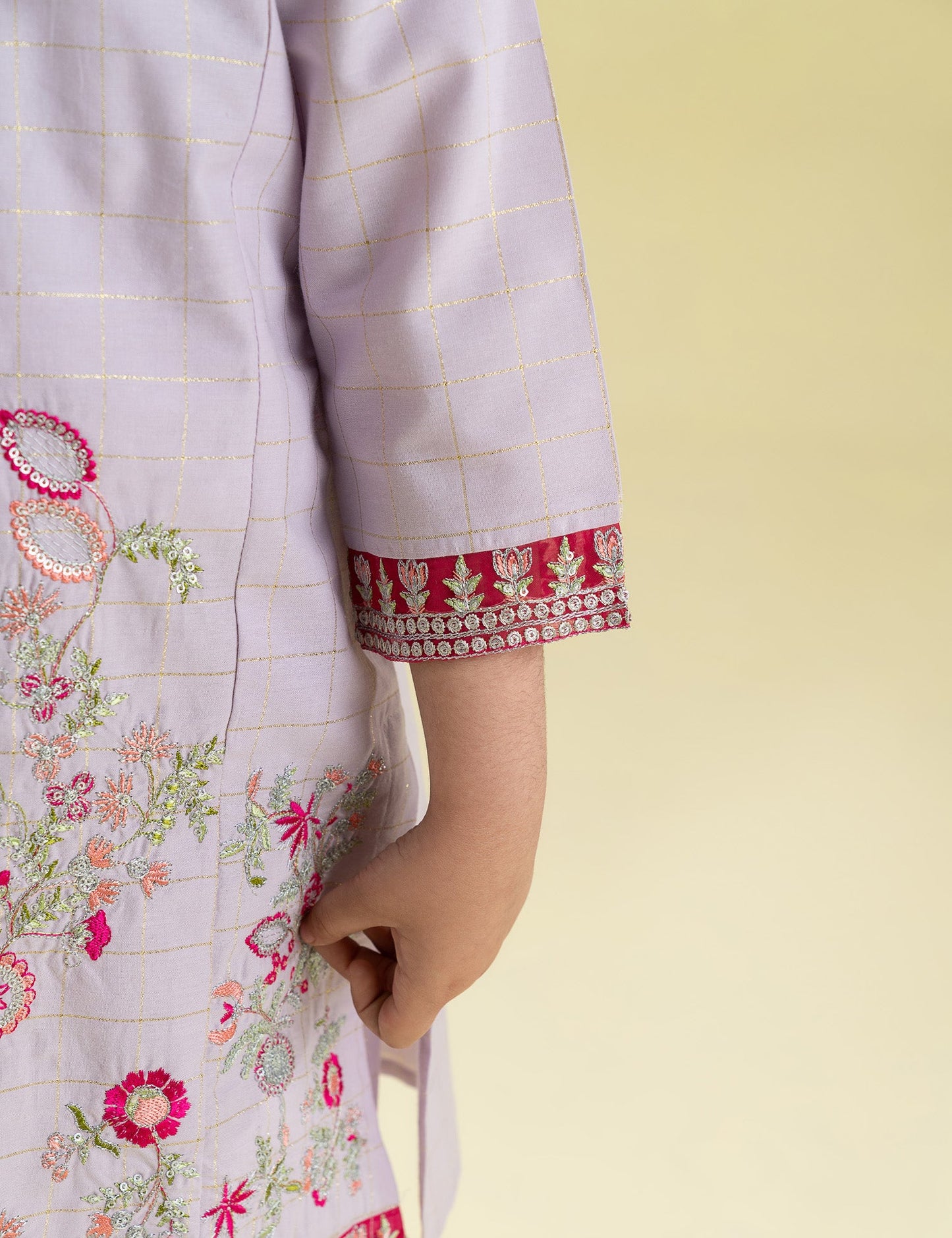 2 PIECE ETHNIC EMBROIDERED SUIT