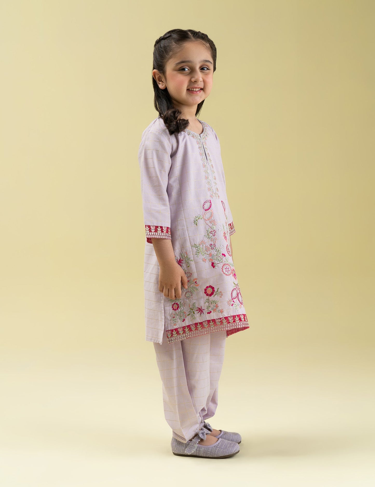 2 PIECE ETHNIC EMBROIDERED SUIT