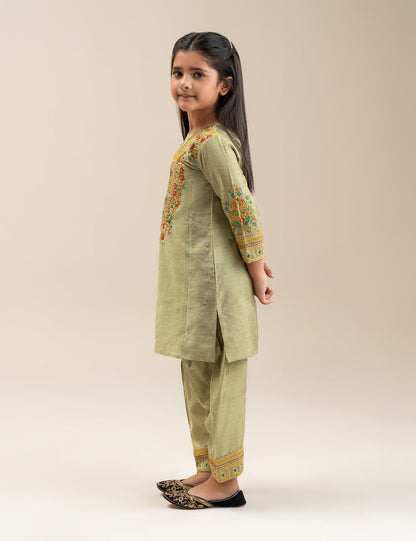 2 PIECE ETHNIC EMBROIDERED SUIT