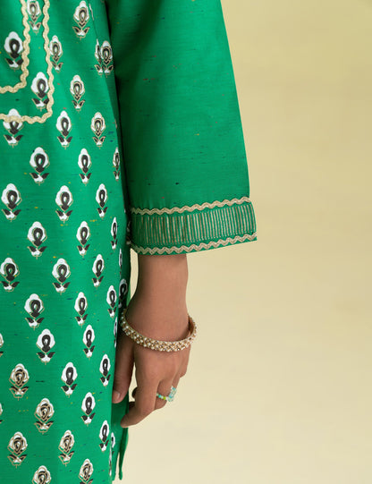 2 PIECE ETHNIC BLOCK PRINTED SUIT