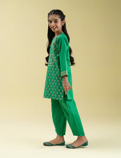 2 PIECE ETHNIC BLOCK PRINTED SUIT