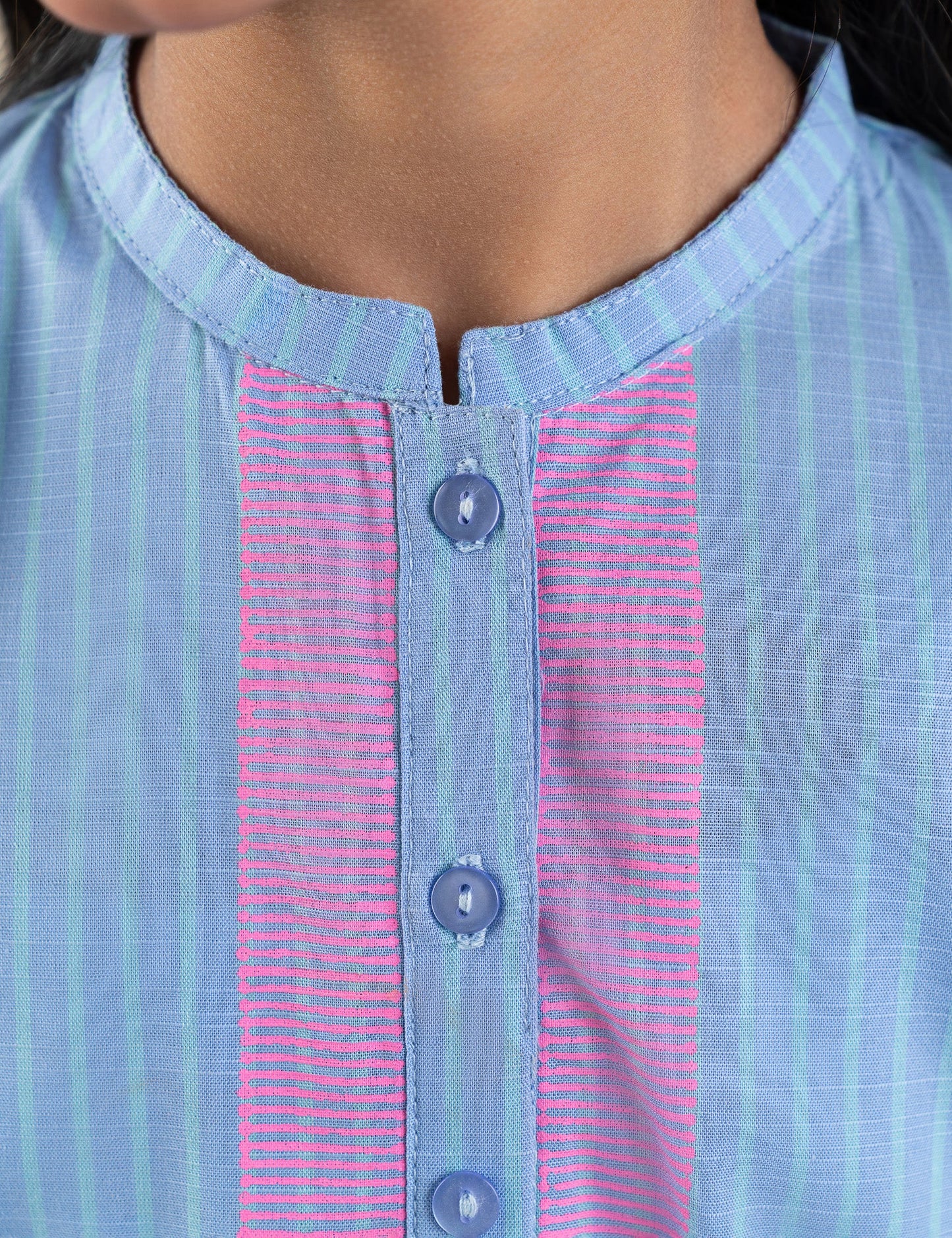 2 PIECE BLOCK PRINTED SUIT